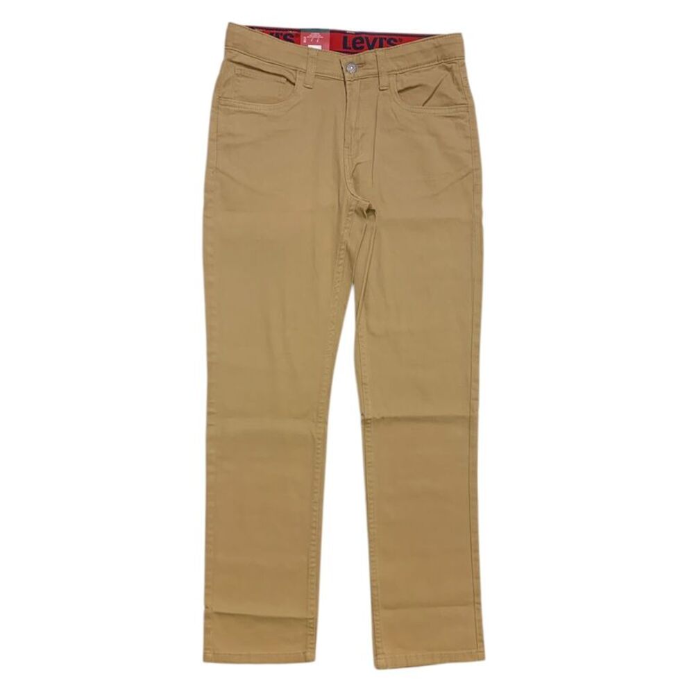 Harvest Gold - Levi Boy's 511 Comfort Stretch Twill Pant, Adjustable Flex Stretc